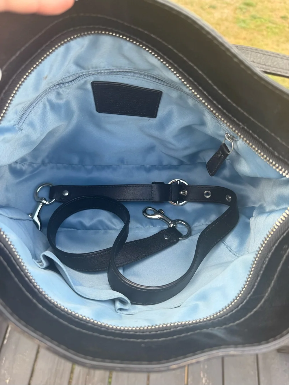 SOLD ‼️‼️ Coach Signature Zoe Hobo - Picture 6 of 7